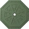 Ekena Millwork Spring Octagonal Medallion (Canopies up to 3"), 29 1/8"OD x 2 1/4"ID x 1 1/8"P, Athenian Green CM30SPAGF - alternate 1